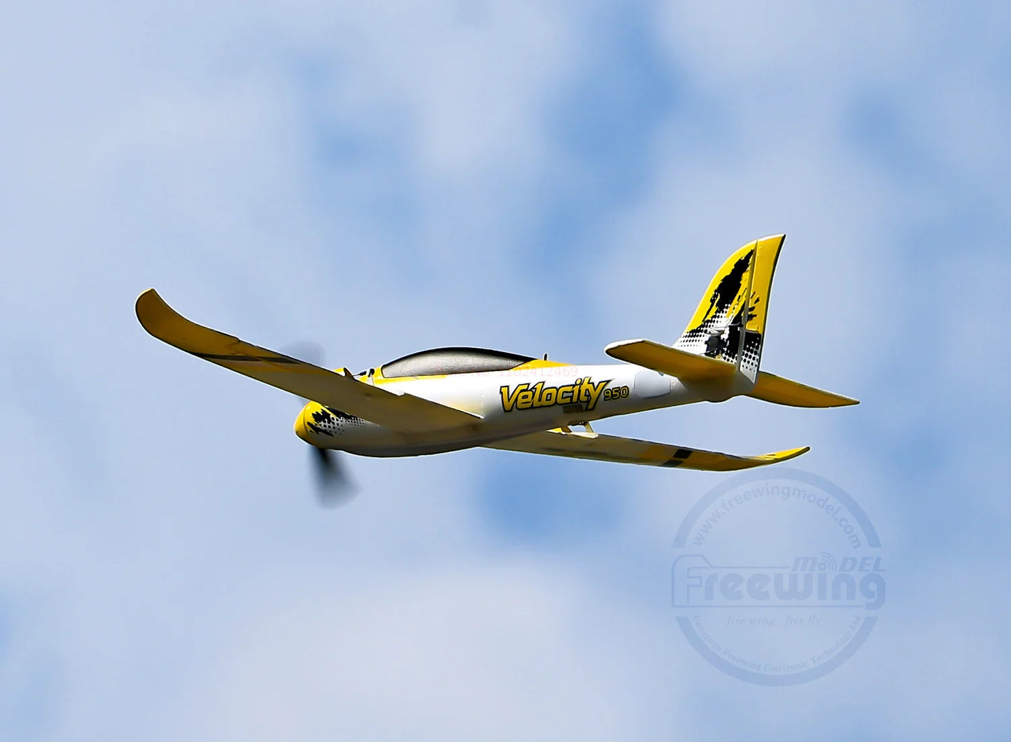 RC Freewing Velocity Patrol Racing RC Airplane - Fixed Wing Model with 6 Channels