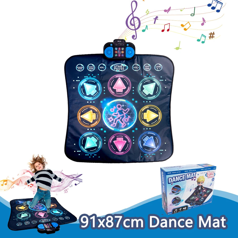 Kids Electronic Dance Mat Blanket With 9 Levels Educational Fun