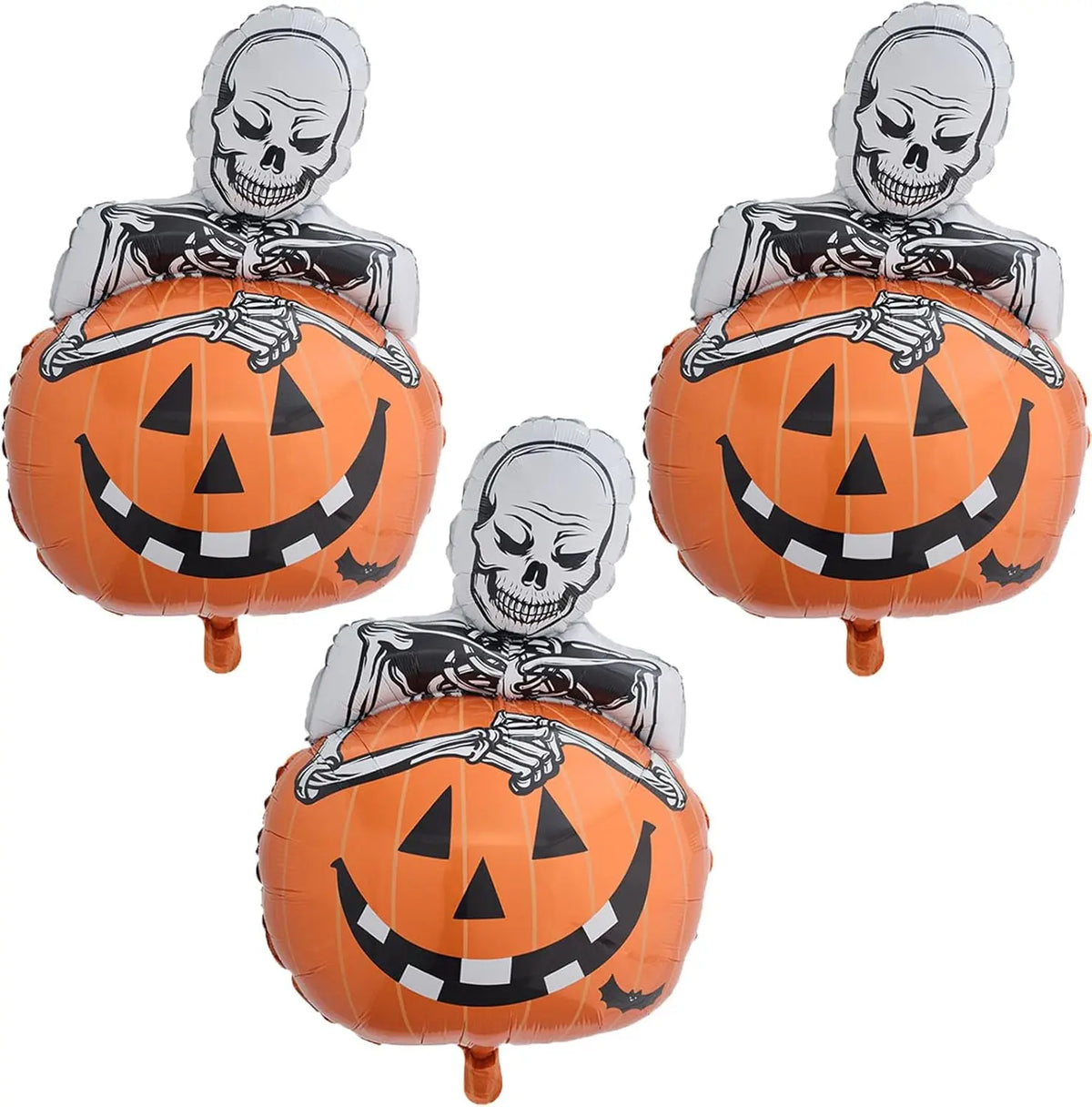 White Ghost Balloons | Halloween Horror Theme | Round Latex Set | Indoor Decor