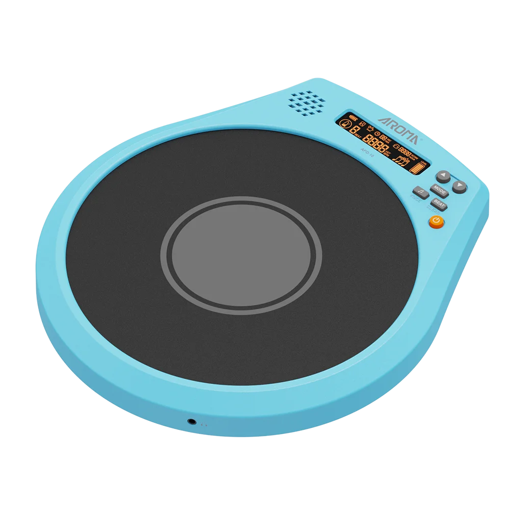 Rechargeable Electronic Drum Pad 8 Inch Metronome For Practice