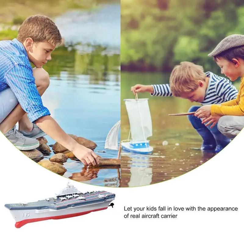 Double Helix RC Aircraft Carrier Submarine Toy for Kids - ToylandEU