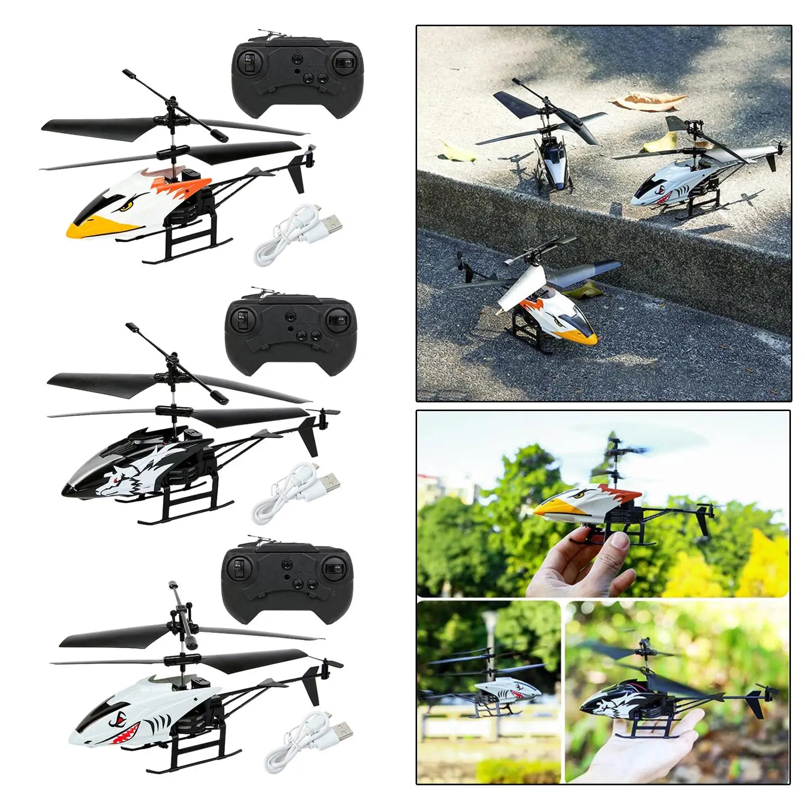 Anti-Collision RC Helicopter 2CH Battery Stability RC  for Kids Toyland EU