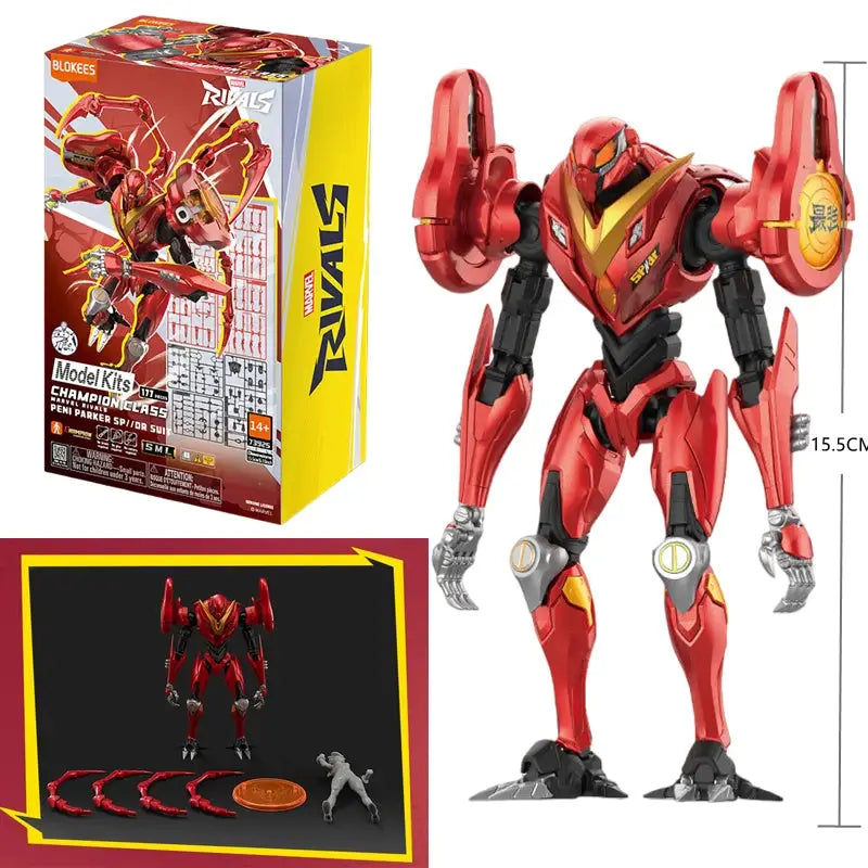 Original BLOKEES Venom Peni Parker Spider-Man Joint Mobility Version Action Figure Movie Character Assembly Model Doll Toy Gifts - ToylandEU