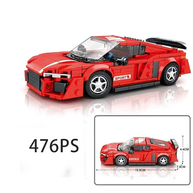 Speed Series Racing Sports Vehiclea Technique Car Supercar Building Blocks Set Bricks Classic MOC Model Toys For Kids - ToylandEU