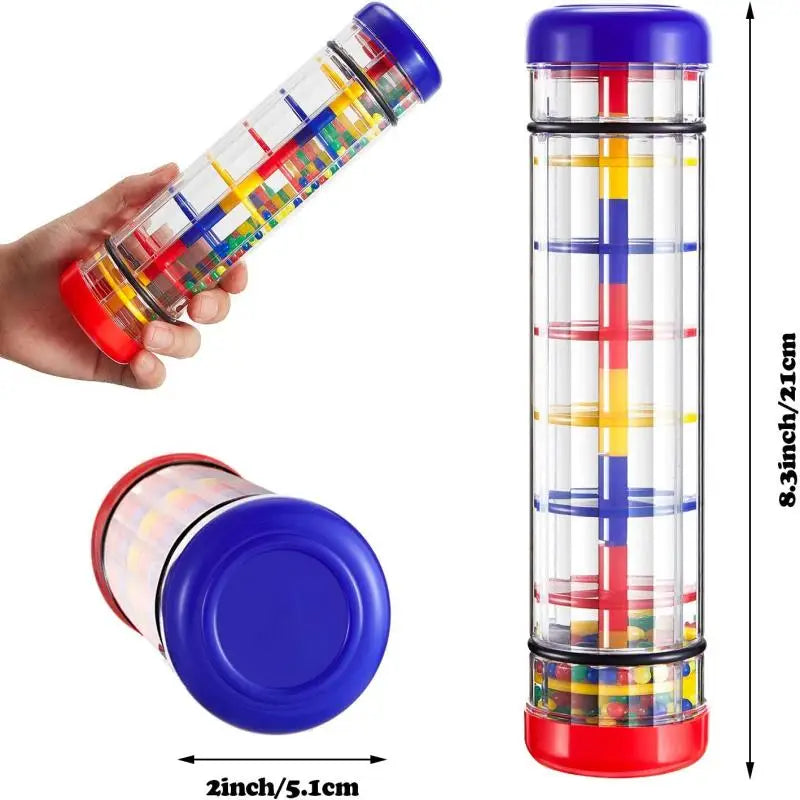 Baby Toys 6 12 Months Developmental Sensory Rain Stick Shaker Rattle - ToylandEU