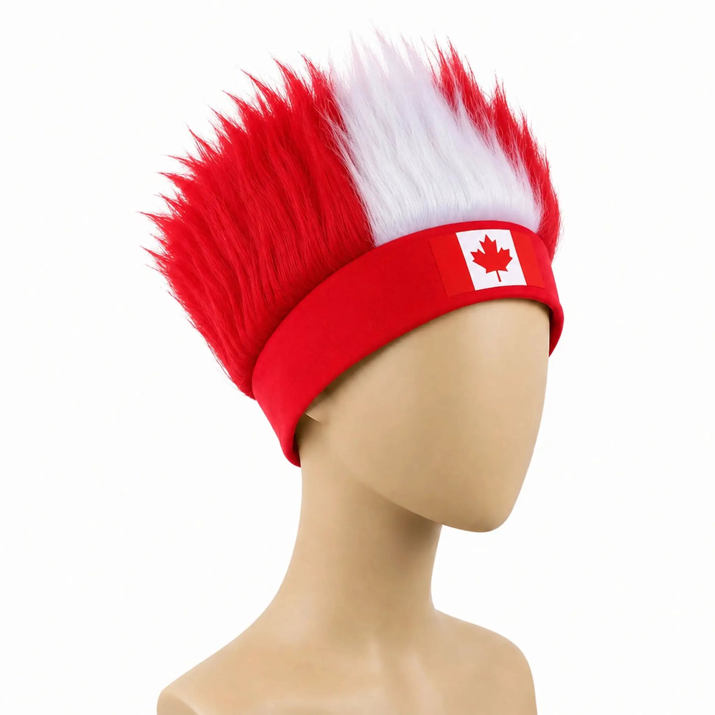 World Cup Wig with Logo, National Flag Colors,Headgear,Fan Wigs CostumeBrazil, Argentina, France, Germany, Mexico, United States - ToylandEU