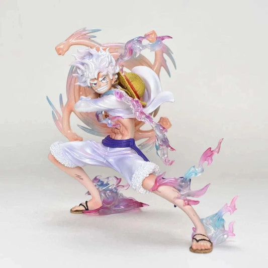 Monkey D. Luffy Anime Figure Gear 5, One Piece Action Figurine PVC Collection 19 CM