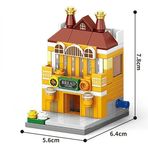 Lego Compatible Building Blocks | Mini City Street View Set | Small Blocks | 14+