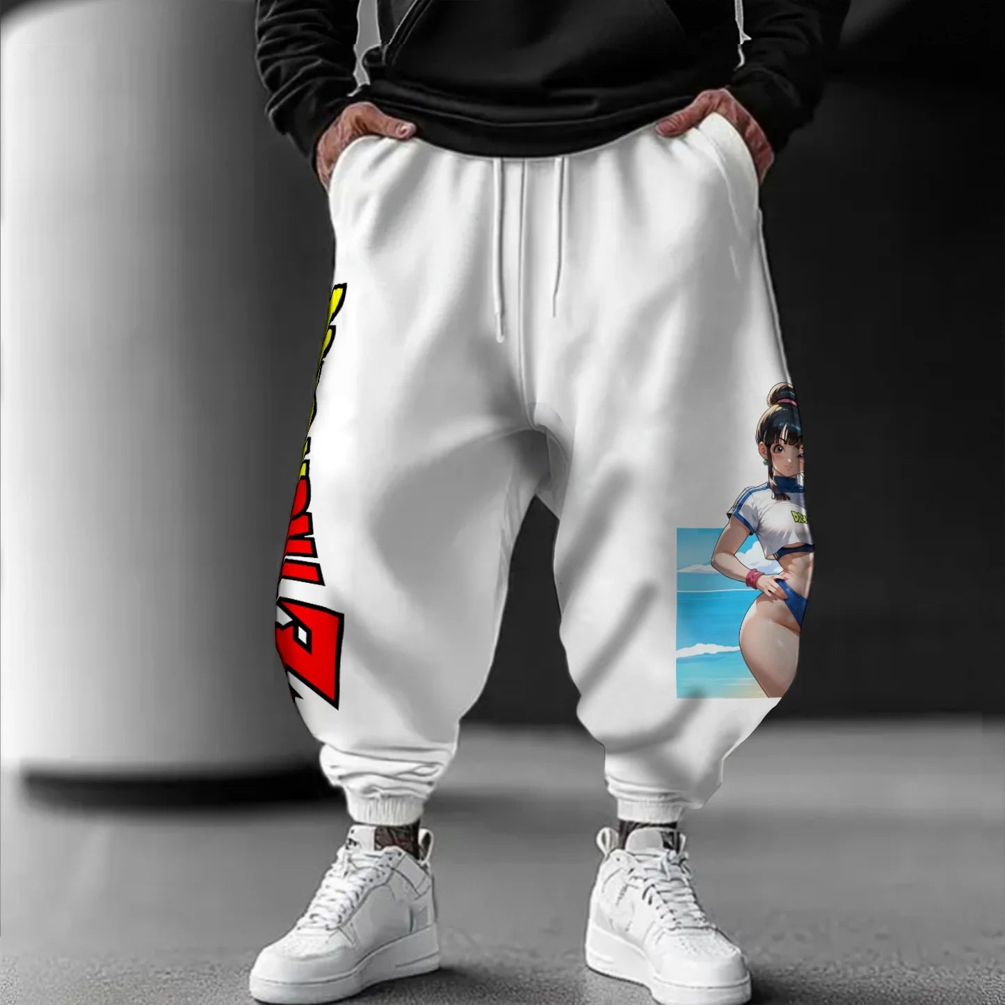 Dragon Ball Jogger Pants | Unisex Polyester Cosplay | Majin Buu | Sizes S-XL