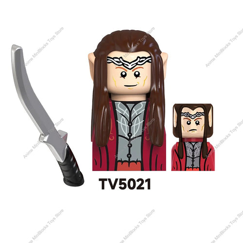 TV6403 Lord Rings Movies Bricks Dolls Goblin Ringwraith Sauron Frodo ToylandEU.com Toyland EU