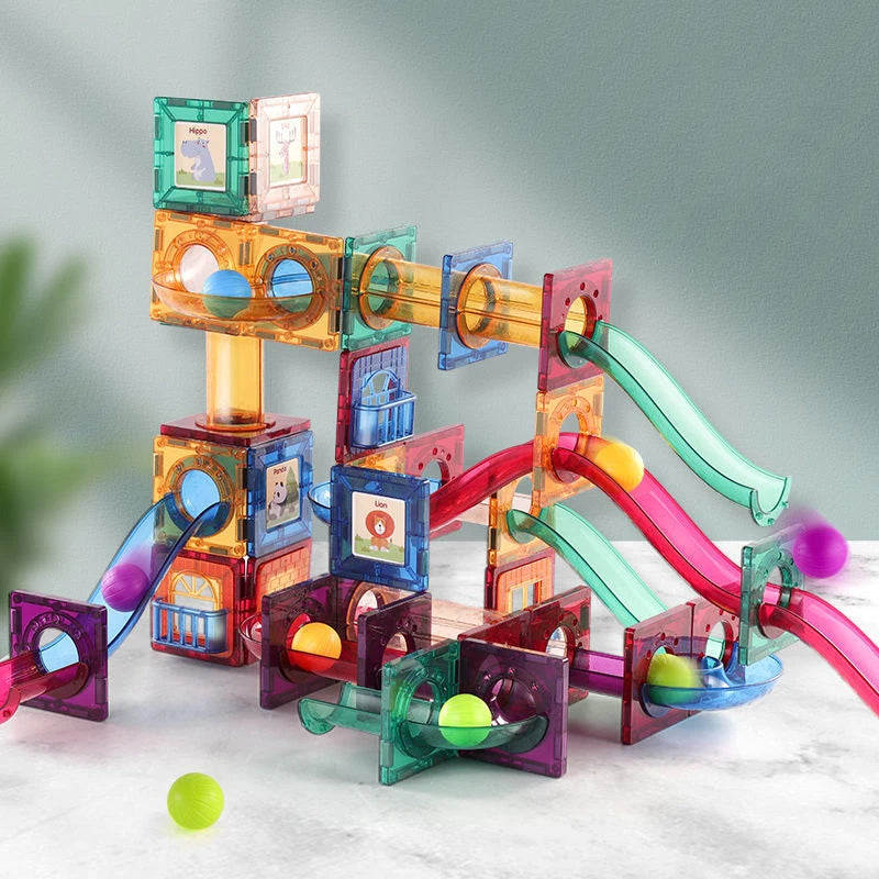 Magnetic Maze Ball Building Blocks - ToylandEU