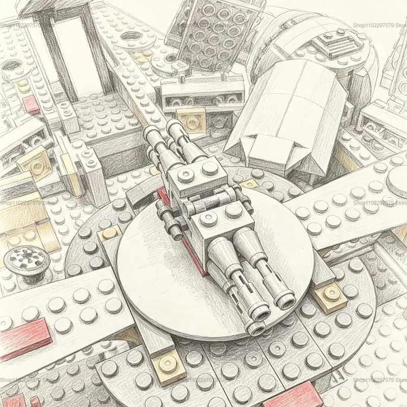 Building Blocks Set | 1381 Pieces | Toylandeu™