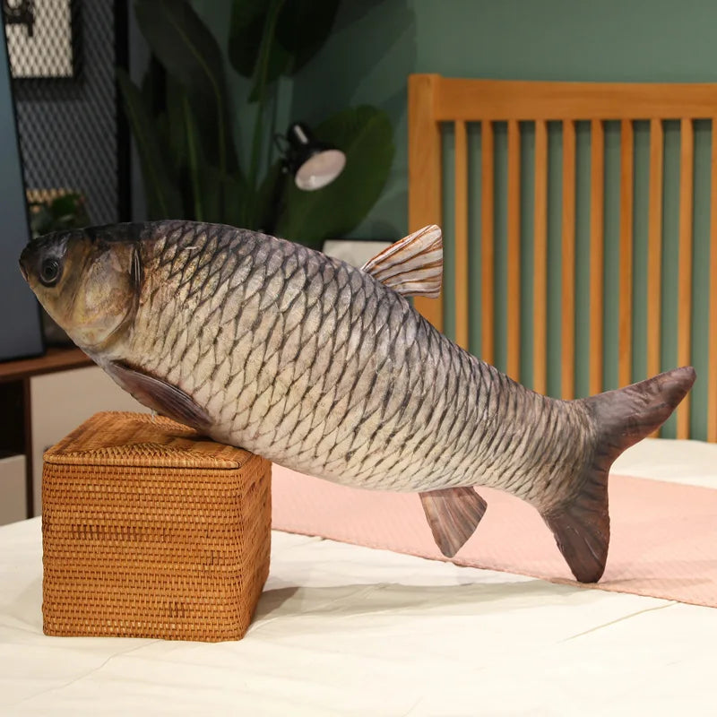 Fish Throw Pillow | 3D Tucked Legs | Toylandeu™
