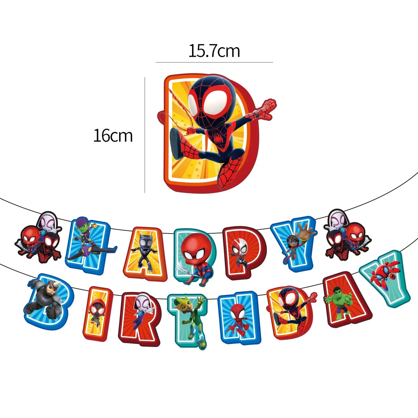 Balloon | Spider Web Friends Theme | Latex Balloon | 1Pc