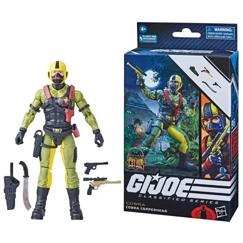 G.I. Joe Classified Action Figure | 6 Inch Scale | Vinyl Body | Cobra Officer