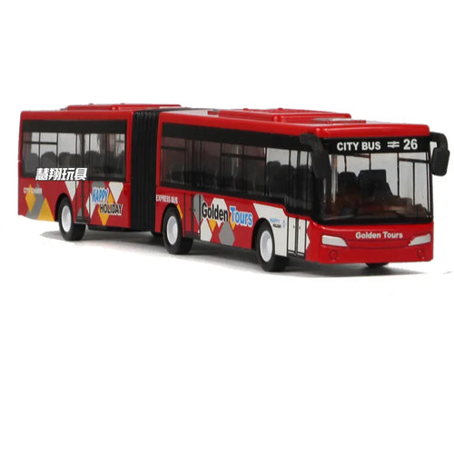 Alloy Bus Model High Simulation Toy Car Model Diecast Plastic Toyland EU