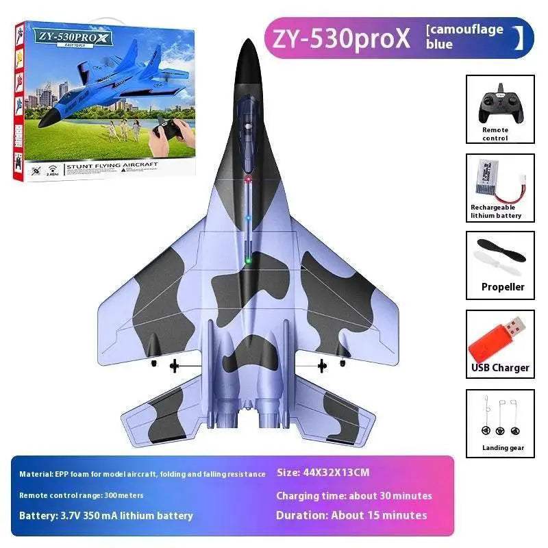 New ZY-740 RC Plane Wing Span 440mm Entry-Level Aircraft Toy - ToylandEU