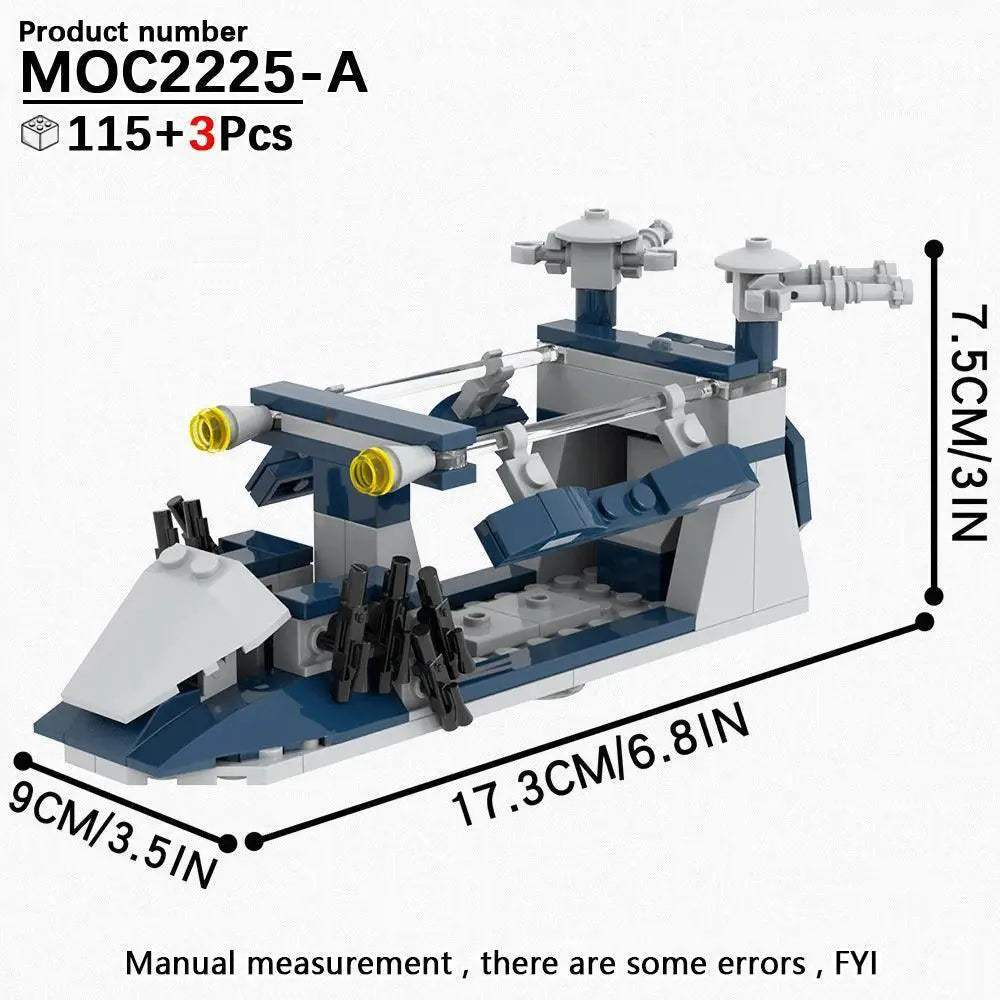 Space War Tank Building Blocks Kit Educational Diorama Toy - ToylandEU