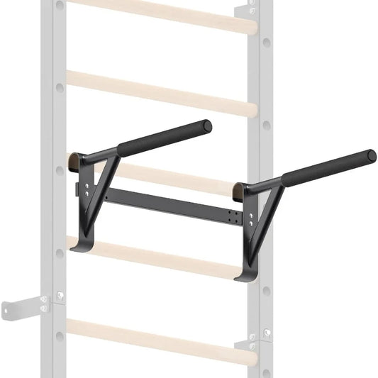 Swedish Ladder With Wall Mounted Pull Up Bar Pro Fitness
