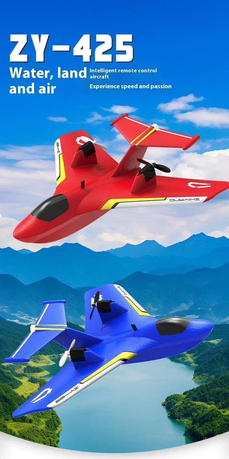 RC Remote Control Water Plane 425 - Two Channel Electric Fixed Wing Model Airplane for Kids