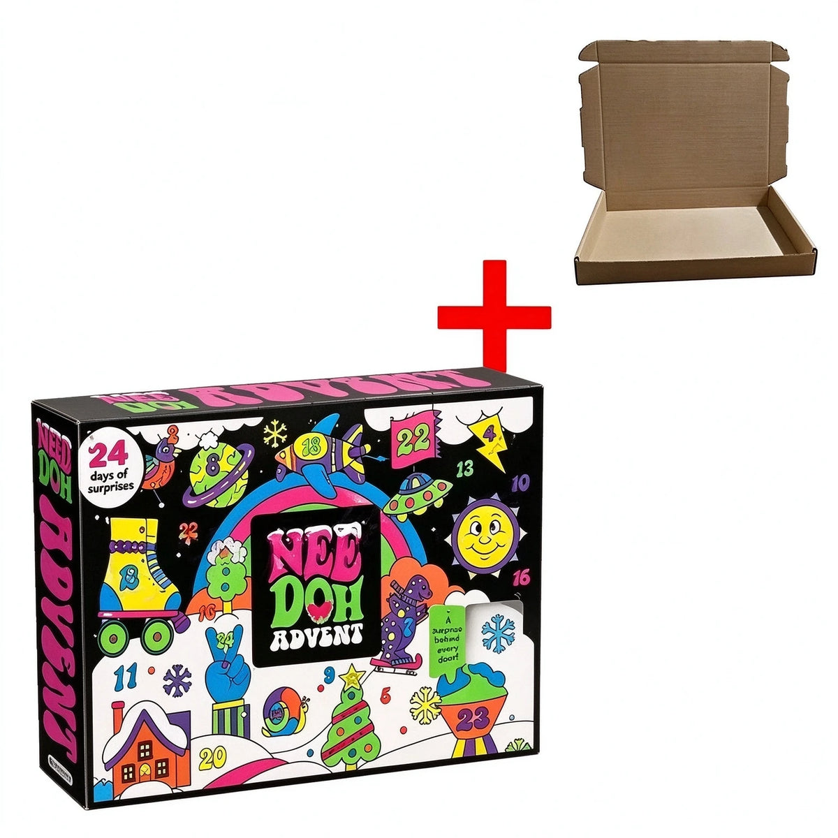 Advent Calendar | 2026 24 Piece 3D PVC Fidget Dolls | Random Blind Box Surprise | Christmas Countdown Gift