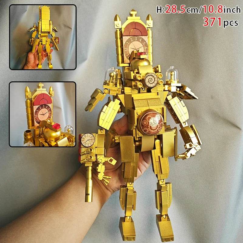 Moc Skibidi Toilet Action Figures Building Blocks For Kids Building Bricks MOC - ToylandEU