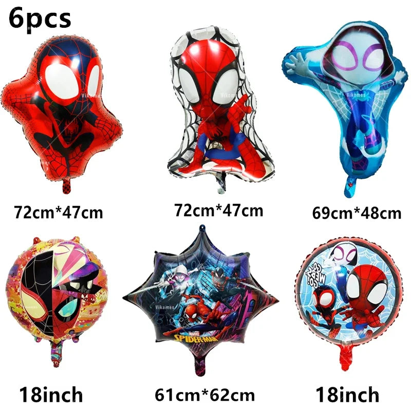Balloon | Spider Web Friends Theme | Latex Balloon | 1Pc