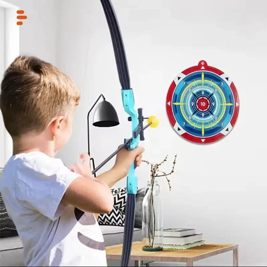 1pc52cm Bow and Arrow Children Toy Outdoor Shooting Practice Toy with Target Multiplayer Competition Sport Birthday Gift for Kid - ToylandEU