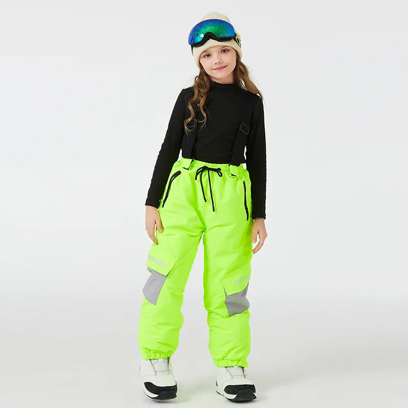 Kids Ski Bibs | Waterproof Insulated | Breathable Thermal | Unisex Youth