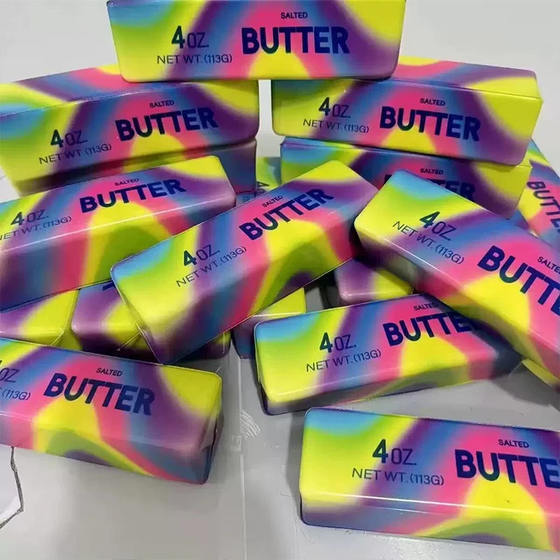 Squishy Butter Fidget Toy | Slow Rebound Texture | Sticky Surface | For Adults