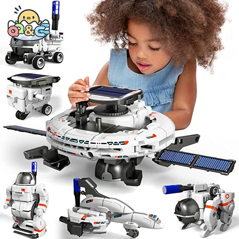 DIY Solar Robot Toy Kit for Kids: Build, Learn, and Explore!