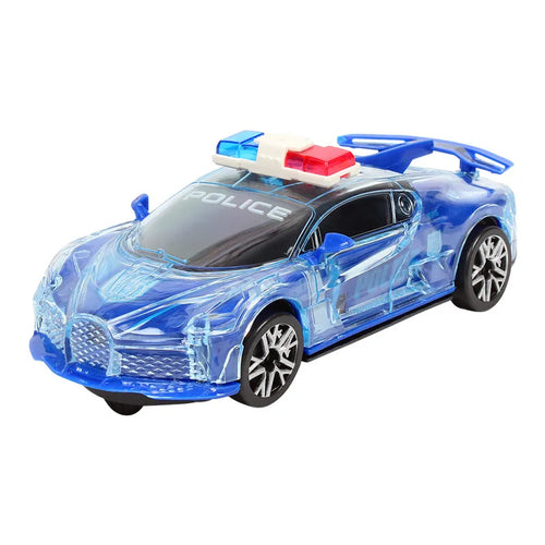 Flashing LED Light Police Car Toy for Kids | Educational Racing Vehicle with Music ToylandEU.com Toyland EU