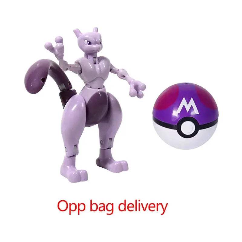 Pokeball Transforming Action Figure Set Pokemon Gift - ToylandEU