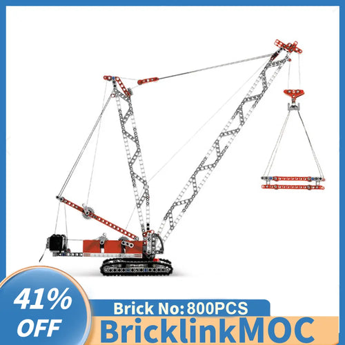 NEW 800PCS MOC city Engineering Series crawler crane DIY creative ToylandEU.com Toyland EU