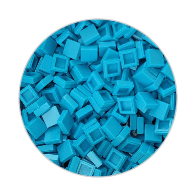 Smooth 1x1 Building Blocks | MOC Pixel Particles | DIY Kids Set