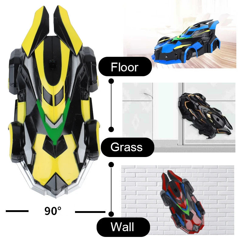 Children Wall Climbing RC Car Infrared Remote Control Anti Gravity 360 - ToylandEU