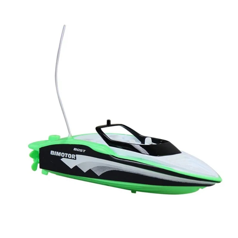 RC High-Speed RC Waterproof Motor Boat with 2.4GHz Remote Control - Mini Rechargeable Electric Sports Toy