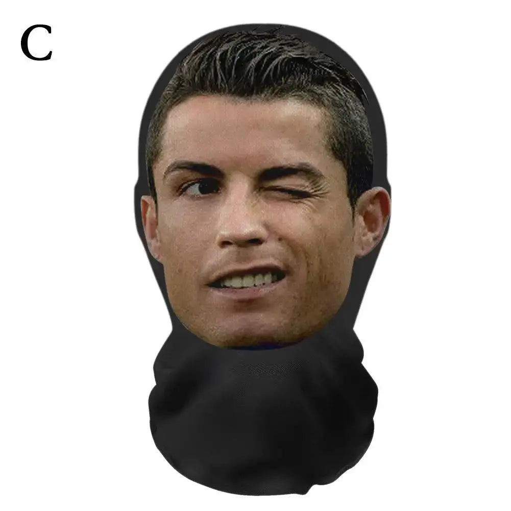 Funny Full Face Mask 3D Printed Celebrity Face Masks Elastic Mesh Halloween Cosplay Party Props Balaclava Headcovers - ToylandEU