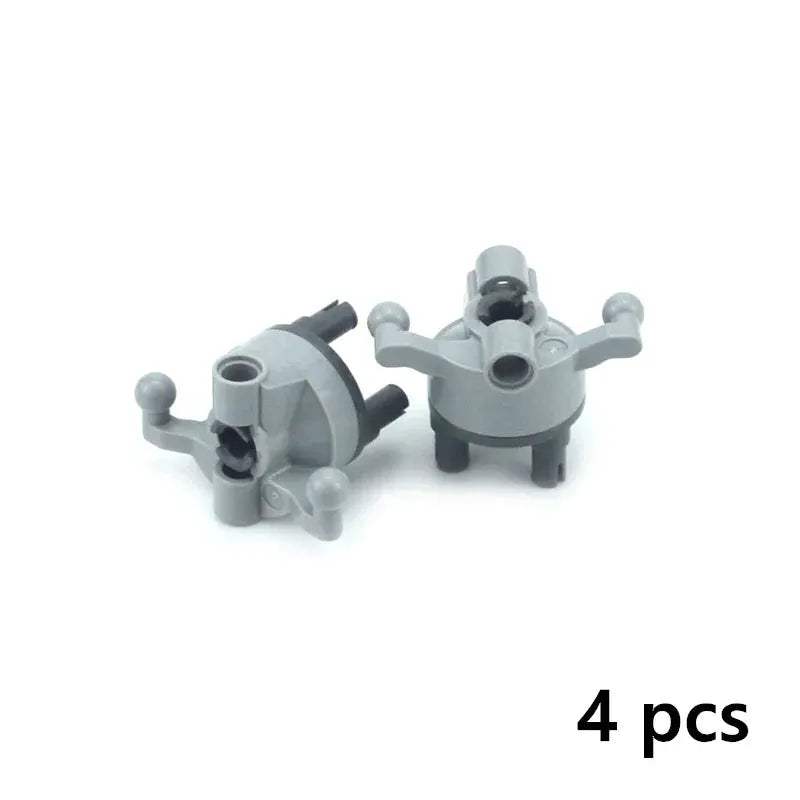 MOC Technical Tire Wheel Cross Hole Set Motorcycle Car Truck Wheels 44309 92402 32019 54120 11957 Construction Building Block - ToylandEU
