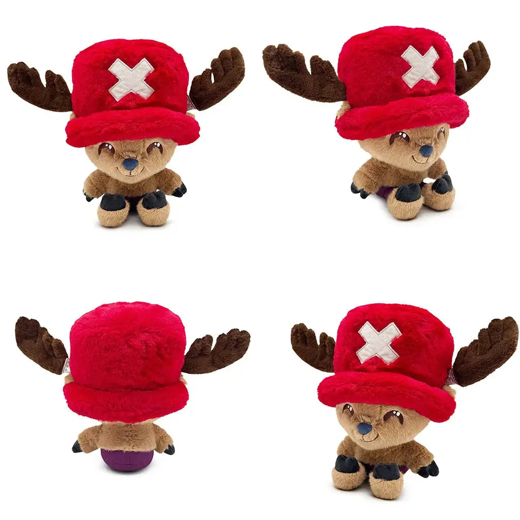 Bandai Anime One Piece Tony Chopper Plush Doll Cute Ship Doctor Deer with Pink Hat Anime Peripherals Toy Birthday Christmas Gift - ToylandEU