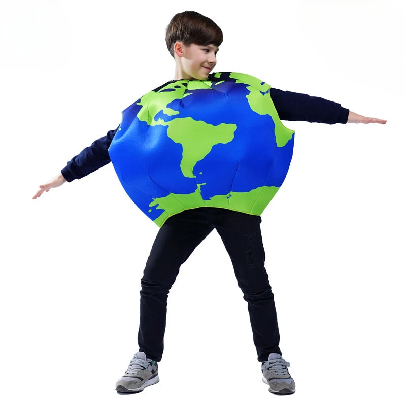 Children's Eco-Friendly Earth Costume for Halloween & Events