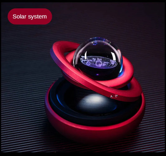 Sun-Powered Magnetic Levitation Car Freshener with Rotating Fragrance - ToylandEU