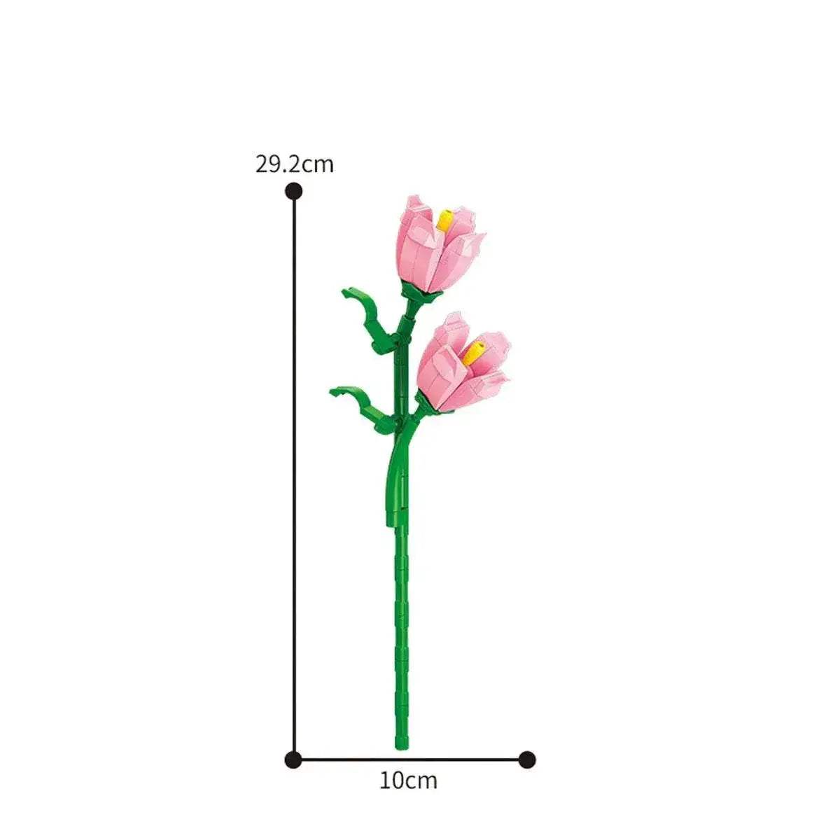Eternal Block Flower Assembly Bouquet Desktop Decoration Toy - ToylandEU