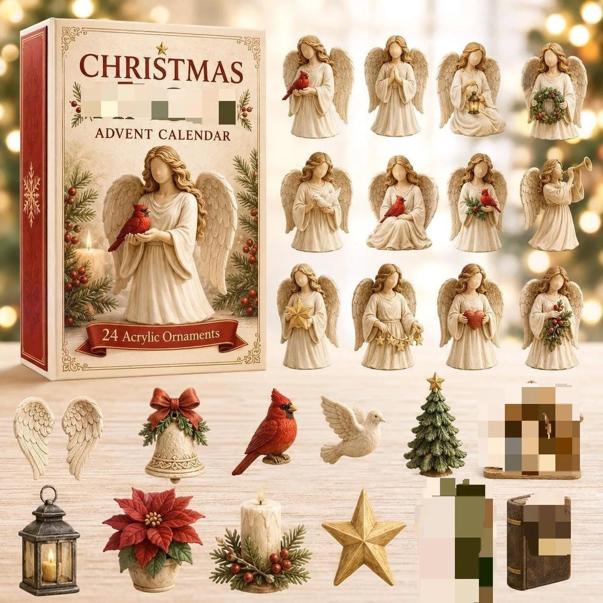 Advent Calendar | Character Series Blind Boxes | 2D Acrylic Hanging Ornaments | Music Fan Holiday Gift