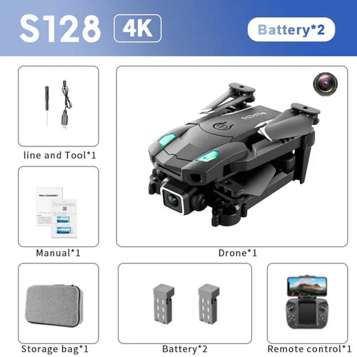 KBDFA S128 Mini Drone: Enhanced with 4K HD Camera and RC Obstacle Avoidance Technology ToylandEU.com Toyland EU