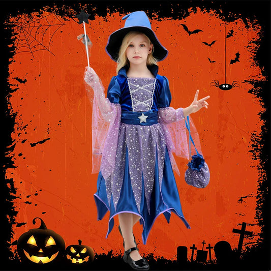 Enchanting Witch Costume Set for Girls: Perfect for Halloween & More!