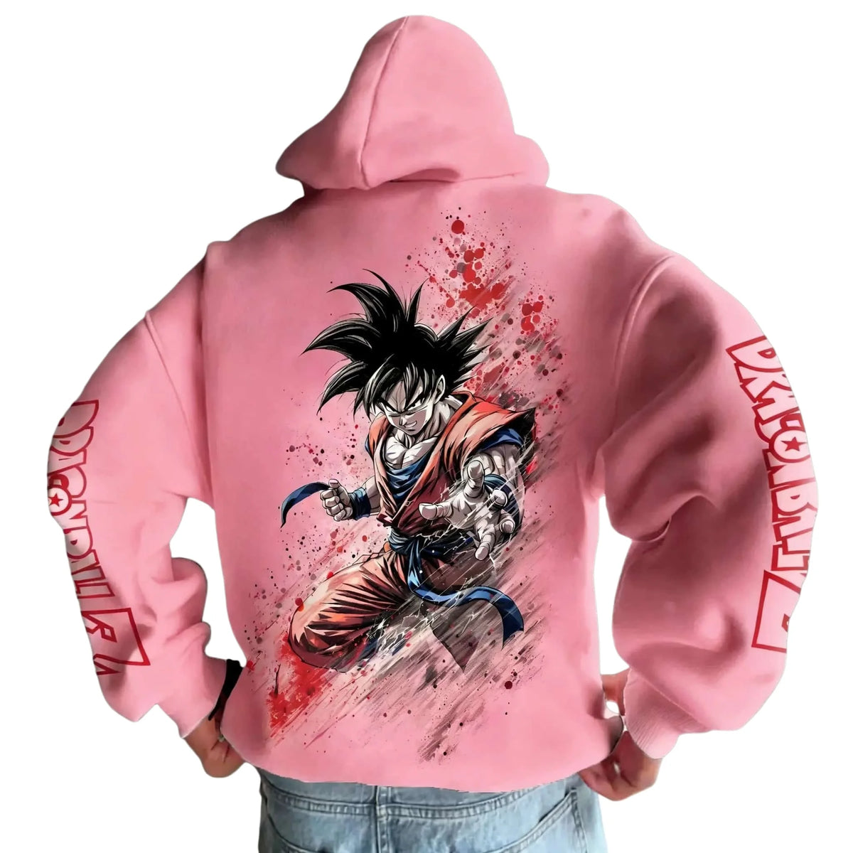 Dragon Ball Hoodie | Pure Cotton Fabric | Relaxed Cut Design | Mens Vintage