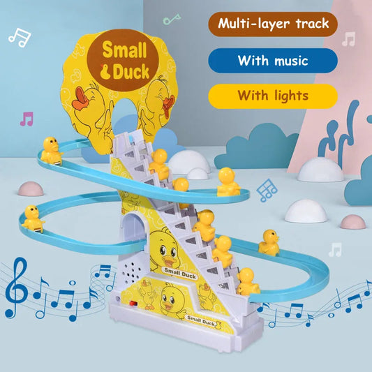 Duck Stair Climbing DIY Toy with Light and Music - ToylandEU