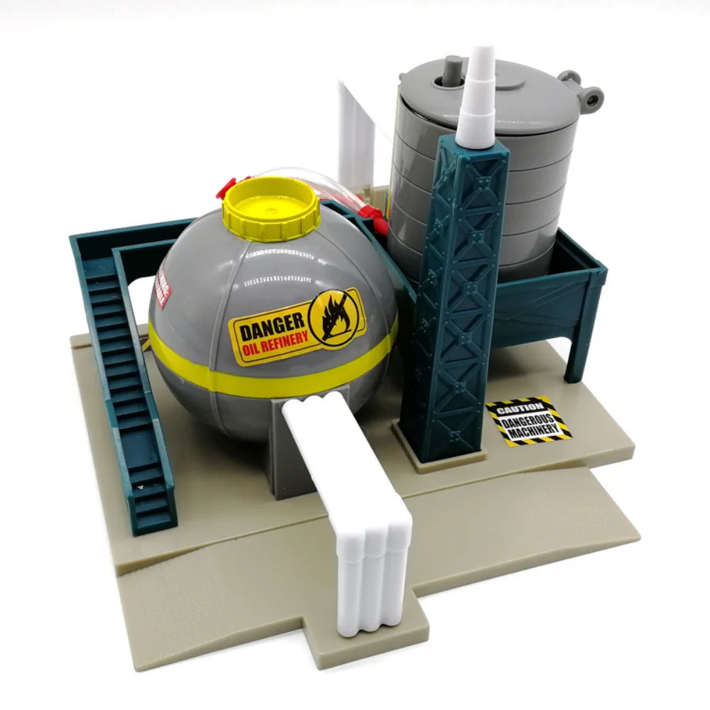 High Speed Train Set With Engineering Rails And Accessories