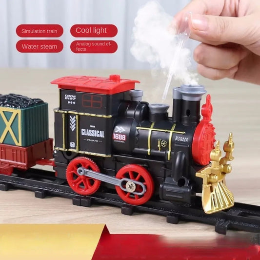 High-Speed Steam Train Track Car for Kids' Imaginative Play - ToylandEU